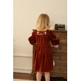 thumbnail image 4 of Happy Town Toddler Girl Fall Clothing Long Sleeve Dress Girl Solid Color Casual Fall Winter Clothes, 4 of 8
