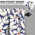 thumbnail image 5 of Kitchen Curtains and Valance Set 36 Inch Tier Pioneer Colorful Floral 3 Pieces Set Dining Room Small Curtain Drapes Cafe Curtains Valance for Home Decor Rod Pocket, 5 of 6