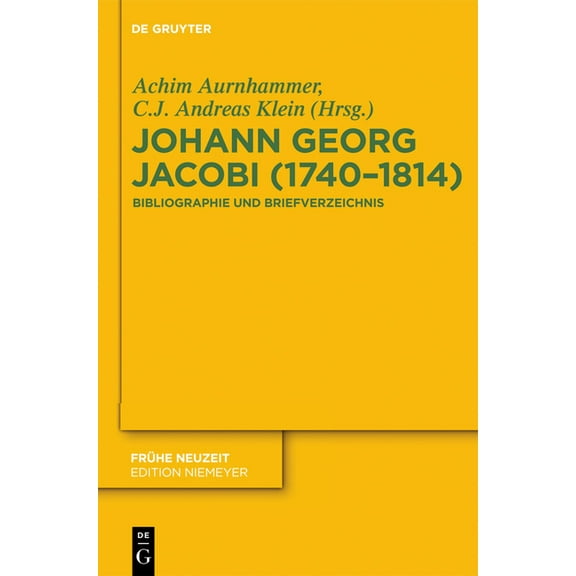 FrÃ¼he Neuzeit Johann Georg Jacobi (1740-1814), Book 166, (Hardcover)