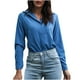 thumbnail image 1 of Moda mujer Casual Color sólido manga larga gasa camisa chaqueta Tops Fridja  FKASFK2212, 1 of 3