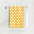 thumbnail image 2 of GZHJMY Retro Vintage Orange Yellow Polka Dot Soft Bath Towel Absorbent Hand Towels Multipurpose for Bathroom Hotel Gym and Spa 30"x15", 2 of 3