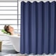 thumbnail image 5 of Cortina de ducha impermeable con ganchos Cortina de ducha de poliéster gruesa moderna para el baño del hotel en casa Azul oscuro, 5 of 10