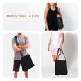 thumbnail image 4 of Bolsa De Transporte Para Mancuernas, Bolsa De Almacenamiento Portátil De Nailon 600D Con Correa De Hombro Ajustable Para Gimnasio, Color Negro, 4 of 7