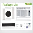 thumbnail image 4 of BILT HARD Smart Window Air Conditioner 6000 BTU WiFi AC Unit Cools up to 250 Sq Ft Rooms with Remote App Control, 4 of 7