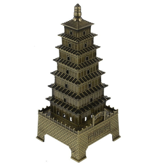 FRCOLOR Pagoda Statue Home Desktop Pagoda Decoration Tower Adornment Office Table Decor