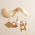 thumbnail image 2 of Space Nursery Mobile - Crib Mobile for Babies - Wooden Baby Mobile -Solar System Crib Mobile Astronaut Space Theme Nursery Bed Decoration,Gift Toy for Newborn (100% Wood Space), 2 of 6