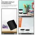 thumbnail image 3 of HIAKDOFT 12Pcs Transparent Display Case for Mineral Storage and Specimen Organization, 3 of 8