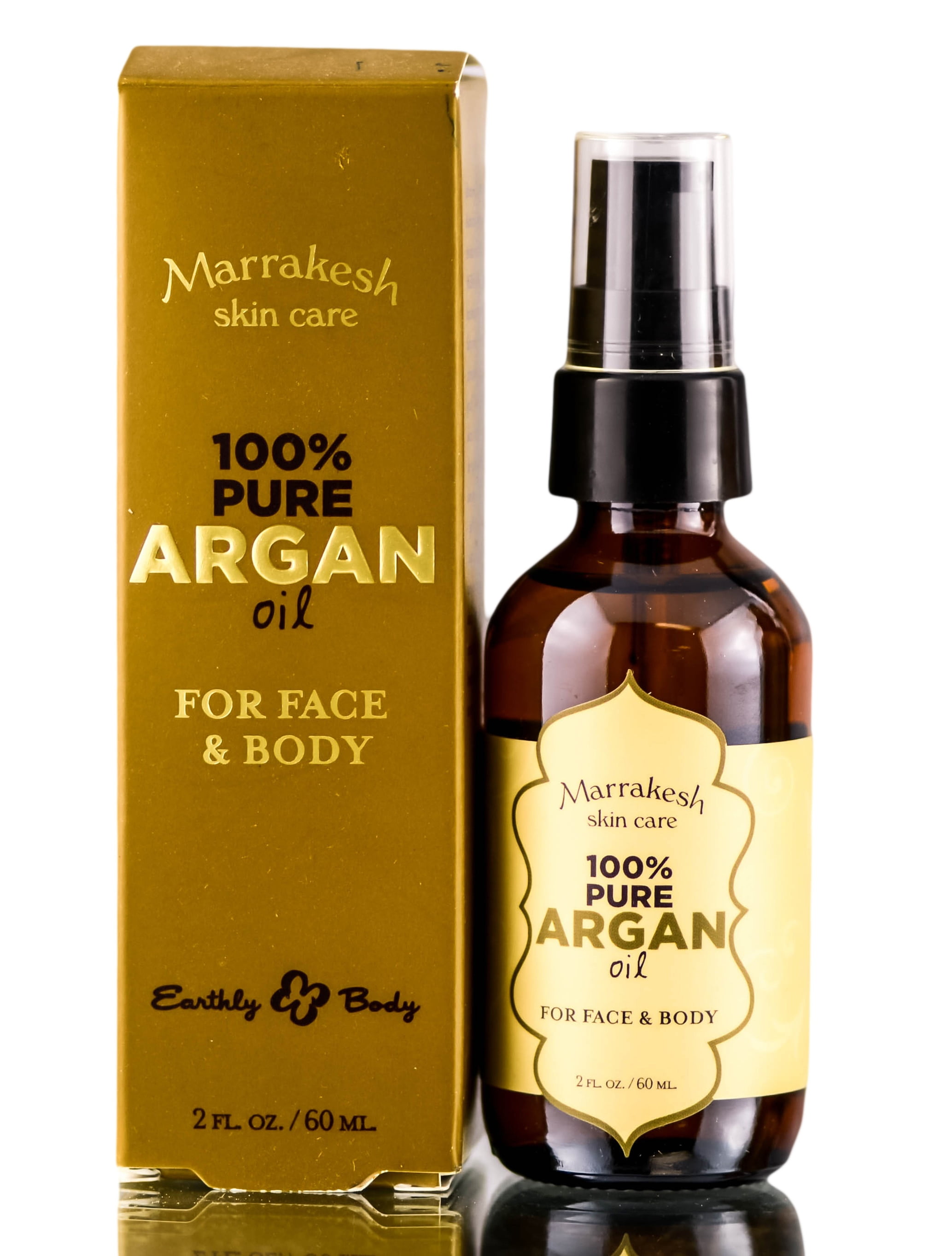Earthly Body Marrakesh Skin Care Pure Argan Oil For (Size : 2 oz) - Walmart.com