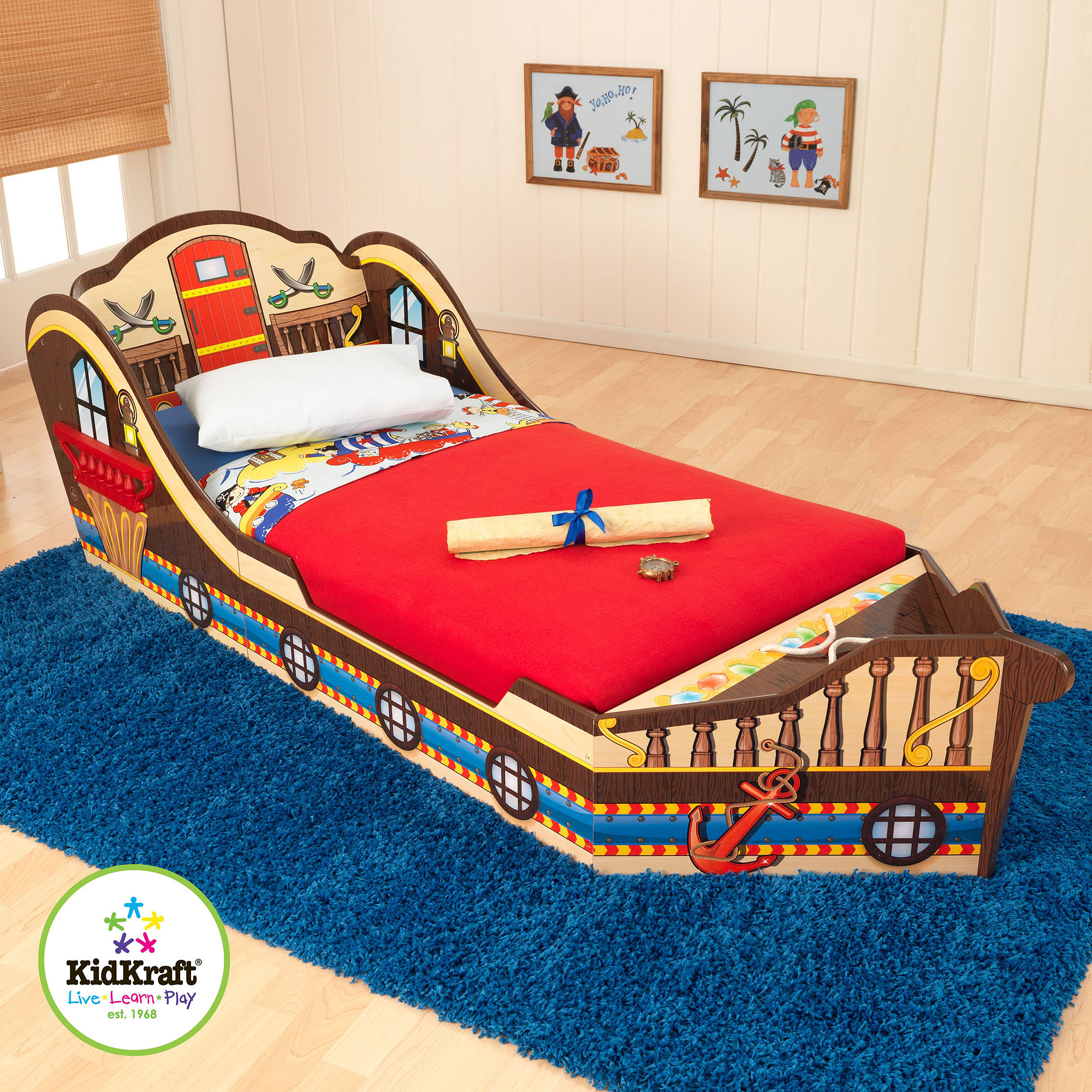 KidKraft Pirate Toddler Bed - image 3 of 4