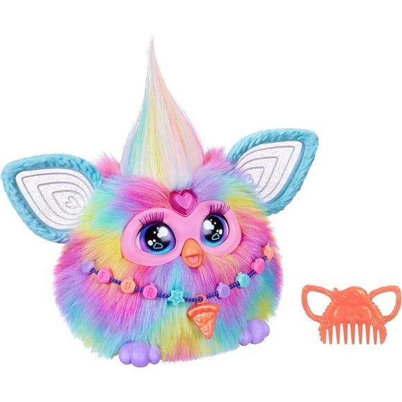 Tie Dye, 15 Fashion Accessories, Interactive Plush Toys for 6+, Voice Activated Animatronic (English Version)