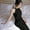 black, variant on French Style Fairy Light Wedding Dress 2025 New Elegant Satin Mermaid Exit Dress White Simple Train Reception Dress