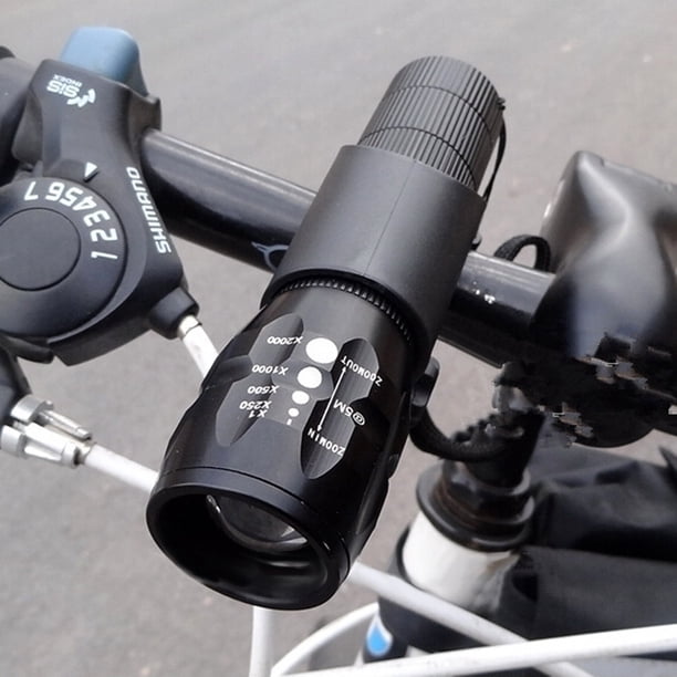Luz de bicicleta 2000 lúmenes CREE Q5 LED bicicleta delantera impermeable lámpara + soporte