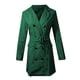 thumbnail image 5 of Vestido de traje de fiesta con cinturón elegante Vintage de manga larga con cuello en V y entramado para dama de oficina a la moda para mujer Fridja  nalpqowj5219, 5 of 5