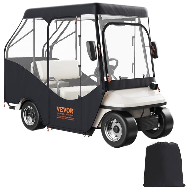 Carcasa para carrito de golf VEVOR para 4 pasajeros, coche club, 420D, poliéster