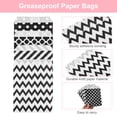 thumbnail image 3 of Uxcell 100Pcs Bolsas de Papel Kraft para Golosinas, 7" x 5" Bolsas de Caramelo Resistentes a la Grasa, Bolsas de Favor Pequeñas, Negras, 3 of 6