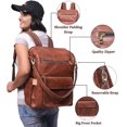 thumbnail image 2 of Mochila para portátil JINALEXIA LEATHER de cuero genuino para mujer, 2 of 8