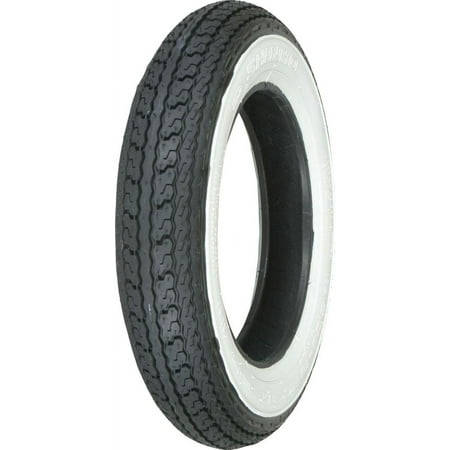 Shinko 550 Whitewall Front/Rear Scooter Tire (3.50-10 Tube Type)