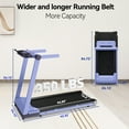 thumbnail image 6 of MJWW Treadmill for Home with Incline Folding Treadmills Running Machine for Small Spaces with Handle 300 LB, 3.0 HP, 7.5 MPH Foldable Treadmill with App, 6 of 7