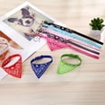 thumbnail image 5 of Printing PU for Puppy Kitten Cat Neck  Collar Grooming Accessories Neckerchief Dog Saliva Towel Pet Supplies Dog Bandana Dog  Collars GREEN, 5 of 8