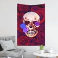 thumbnail image 5 of ZNDUO Retro Red Rose Skull Pattern Tapestry, Wall Tapestries for Bedroom, 60 x 40 inch, 5 of 8