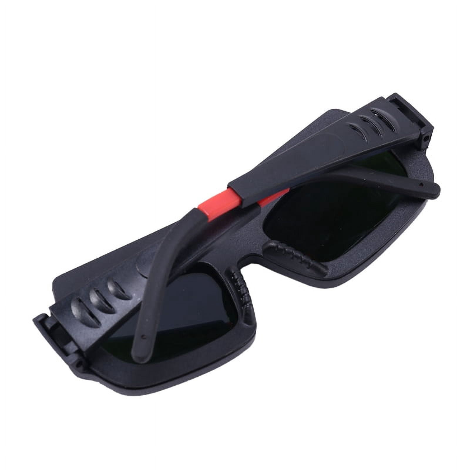 5pc Solar Powered Auto Darkening Welding Mask Helmet Goggles Welder Glasses Arc Anti-shock Lens For Eye Protection