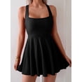 thumbnail image 4 of Traje de baño B2prity para mujer, control de barriga, cobertura total, negro, 4 of 5