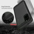 thumbnail image 3 of Samsung Galaxy A51 5G Case, 2-Piece Style Hybrid Shockproof Hard Case Cover with [Tempered Glass Screen Protector] Hybird Shockproof (Black), 3 of 3