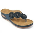 thumbnail image 2 of SkyAuks Flip Flops for Women, Orthopedic Sandals for Women with Arch Support, Blue(9), 2 of 8
