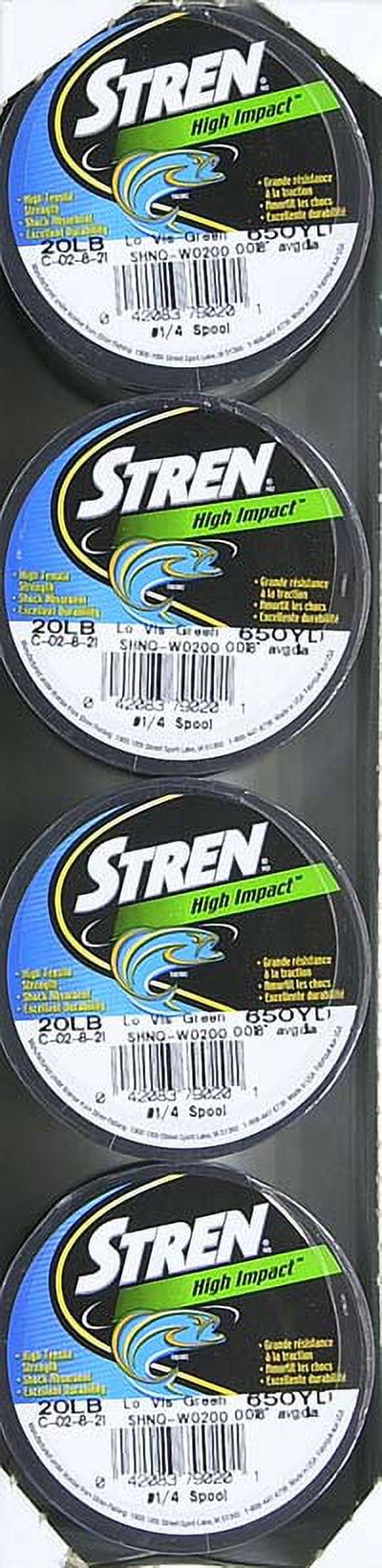 STREN HIGH IMPACT Monofilament Fishing Line 30lb, 400yd (1/4