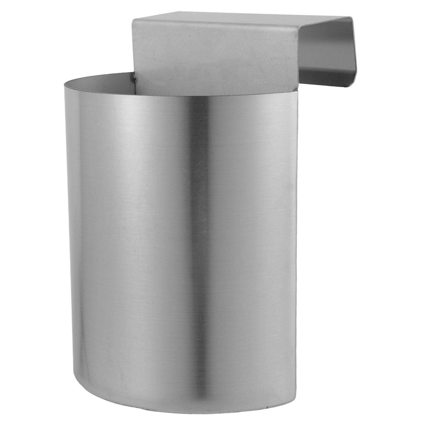 QIFULL Plated Silver Metal Hanging Ice Scoop Holder for Kitchen Storage and Door Organizer Use