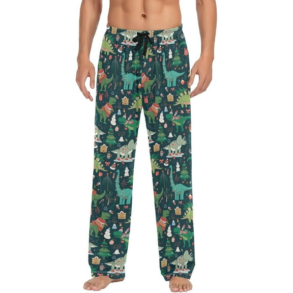 SKQIT Men's Pajama Bottoms Soft Sleep Pant with Pockets Sleep Pj Lounge Pants for Men
