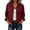 BB30_Wine, variant on Resicozy Womens Fashion Cropped Jacket Corduroy Button Down Long Sleeve Coats Lightweight Plain Jackets with Pockets 2026 Black M