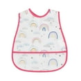 thumbnail image 2 of 1Pc Bibs, Soft Yet Strong Baby Bibs, Baby Bibs for Eating, Comfort Toddler Bibs, Lightweight Baby Apron Machine Washable Feeding Bibs Baby-Safe Smock, Easy to Clean, Baby Feeding Essentials, Hot Pink, 2 of 5