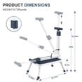 thumbnail image 3 of Folding Step Stool, Step Stools with Handle for Elderly Adults, Metal Stepping Stool with Adjustable Handrail in Kitchen, Bathroom, Bedroom, 330 Lbs Capacity, 3 of 6