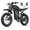 20''3000W 60V/35Ah, variant on Peak 3000W Off-Road Electric Motorcycle, 60 Miles Long RangeElectric Dirt Bike, 48V 25Ah Battery, 14" Fat Tire Trail Bike for Adults Tested Under UL2849