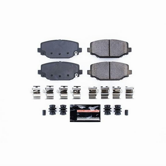 Power Stop Z23-1596 Z23 Evolution Sport Carbon Fiber-Ceramic Brake Pad -Rear