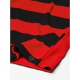 thumbnail image 3 of PUMA Unisex Youth Liga Jersey Hooped - Red/Black - X-Large, 3 of 3