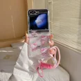 thumbnail image 3 of Cute Cartoon Sanrio Hello Kitty Transparent Phone Case For Samsung Galaxy Z Flip 6 5  Cases Soft TPU Back Cover For Z Flip 3 4 Gift Festivals, 3 of 6