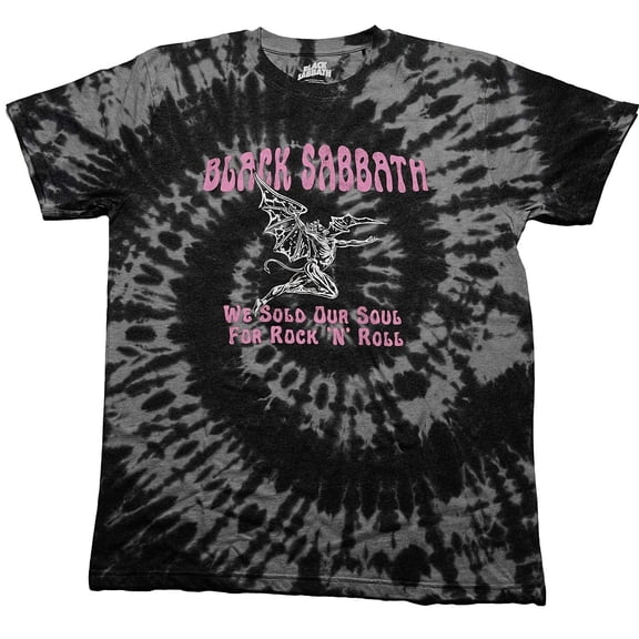 Men's Black Sabbath We Sold Our Soul For Rock N' Roll T-shirt Small Black