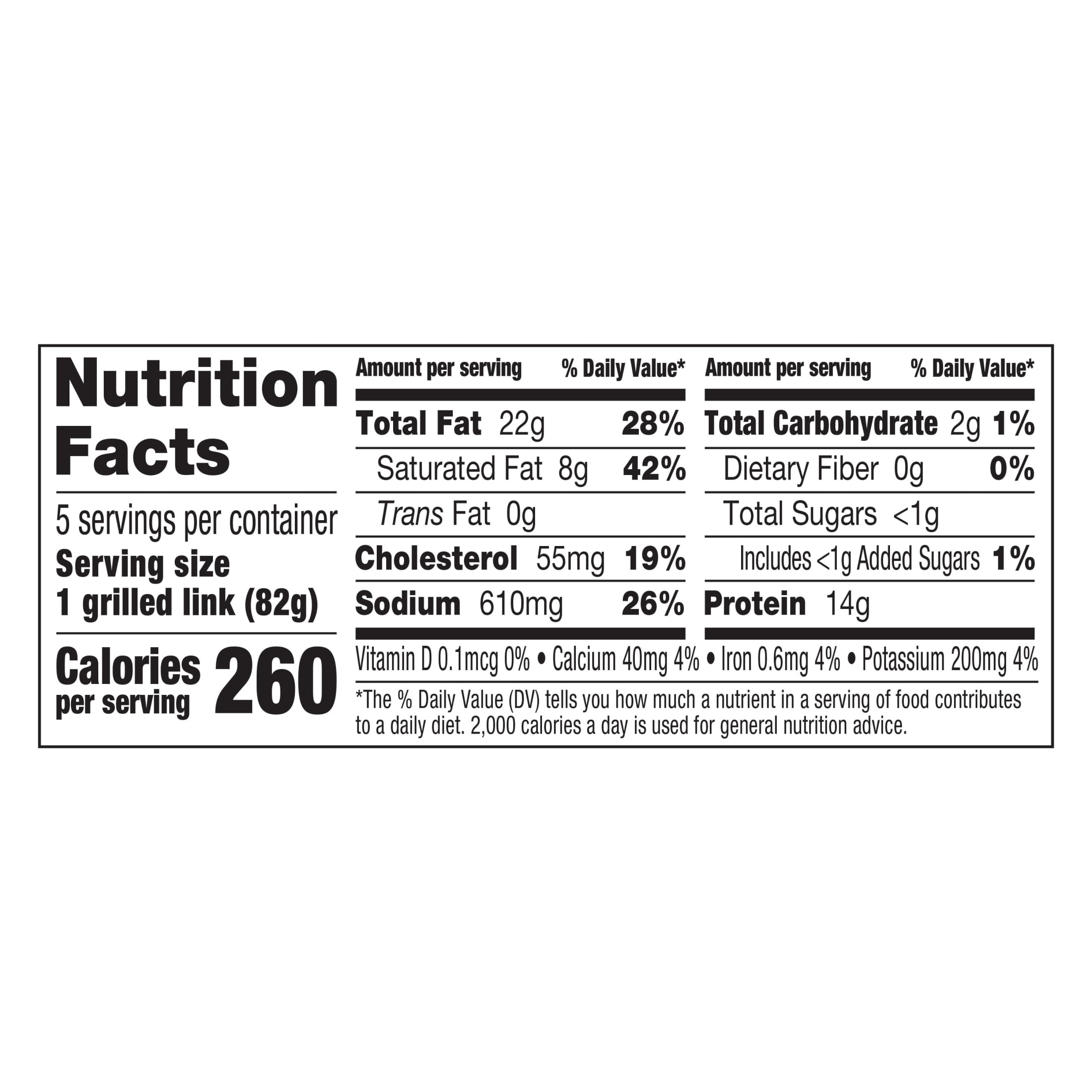 Johnsonville Brats Jalapeno Cheddar Pork Bratwurst Links, 19 oz (5 Count) Refrigerated