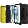 thumbnail image 5 of OtterBox iPhone 16e (Only) - Defender Series Case - Night (Black and Yellow) - Screenless - Rugged & Durable - with Port Protection - Holster Clip Includes - Non-Retail Packaging, 5 of 9