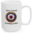 thumbnail image 2 of Lutheran Ceramic Mug, Here I Stand, Gift for Coffee Lovers, 11oz 15oz, 2 of 2