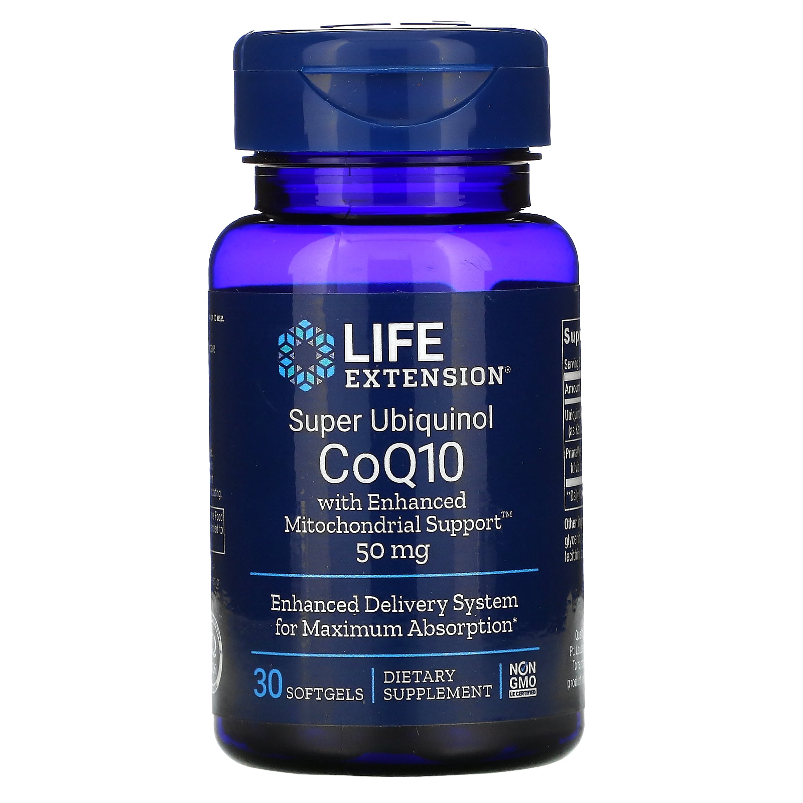 Super Ubiquinol CoQ10 with Enhanced Mitochondrial Support