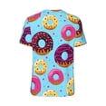 thumbnail image 3 of Rocae Donuts for Breathable Men's Baseball T-Shirt Fashionable Casual Baseball Jersey, Moisture-wicking Sportswear 3X-Large, 3 of 9