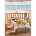 thumbnail image 2 of 60x84 Inch Outdoor Tablecloth with Umbrella Hole Zipper Rectangle Sunflower Rectangular Tablecloths Outside Waterproof Yellow Summer Botanical Pastoral Floral Patio Table Cloth Cover for Picnic Party, 2 of 8