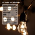 thumbnail image 5 of FDW LED 11W Edison Vintage Light Bulbs, Weatherproof (2 Pack), 5 of 7