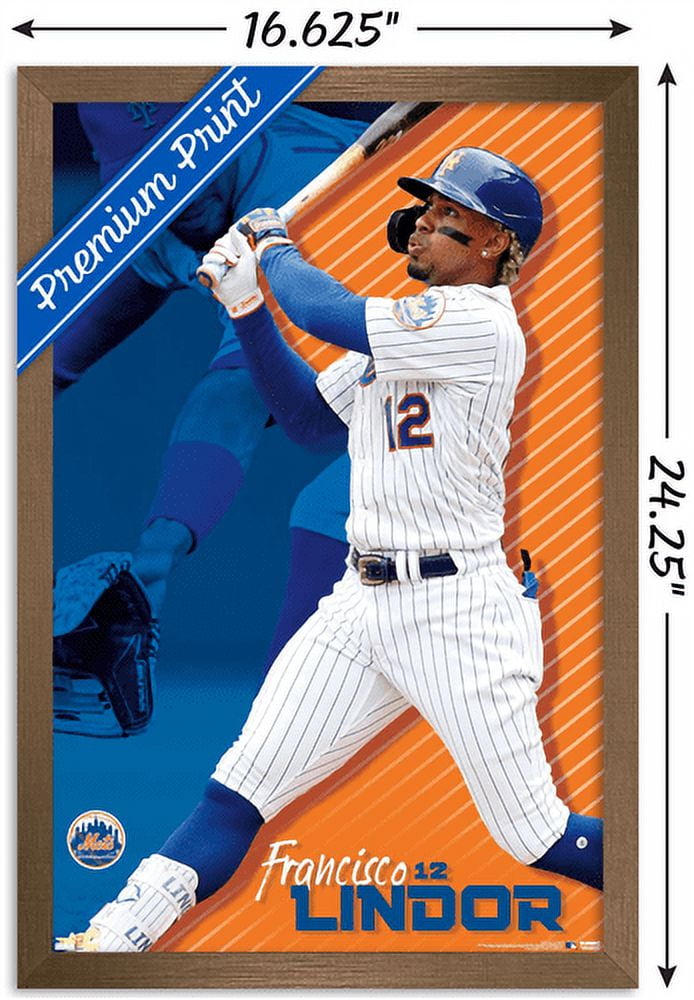 MLB New York Mets - Francisco Lindor 22 Wall Poster, 22.375