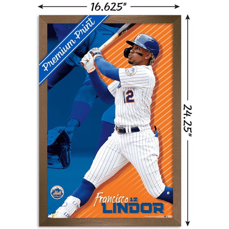 MLB New York Mets - Francisco Lindor 22 Wall Poster, 14.725 MLB New York Mets - Francisco Lindor 22 Wall Poster, 14.725