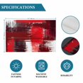 thumbnail image 6 of Red Abstract Placemats Set of 4, Modern Mottled Art Oil Painting Placemats for Dining Table, Place Mats for Kitchen Tabletop, Waterproof Wipeable Dining Table Mats Set, 6 of 9