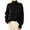 Black, variant on Njoeus Sweatshirts, Women's Turtleneck Long Sleeve Sweater Spring Winter Casual Knit Pullover Sweaters Tops Blouse S-XXL
